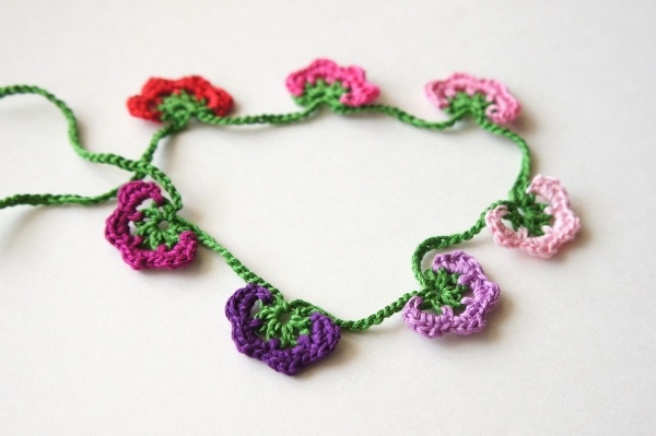 Turkish Crochet Necklace by JaKiGu