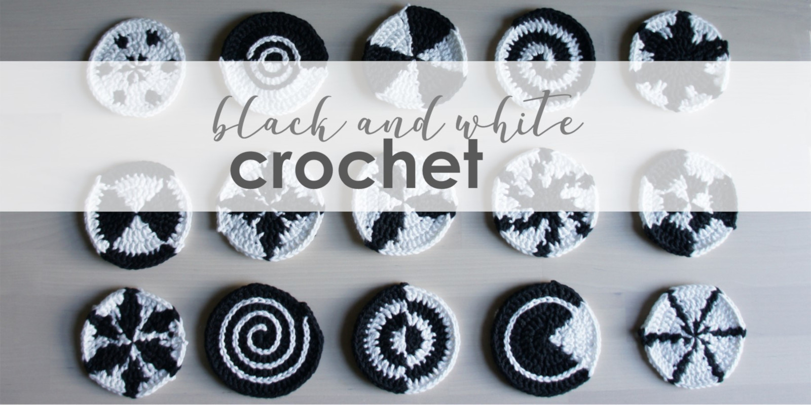 jakigu.com | black and white crochet motifs