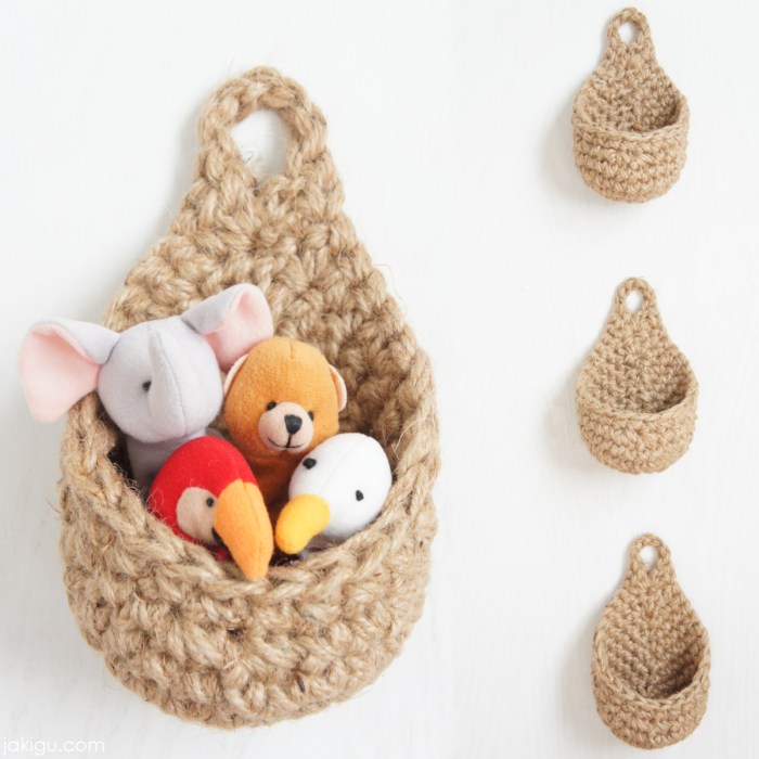jakigu.com | Raindrop Hanging Basket | crochet pattern